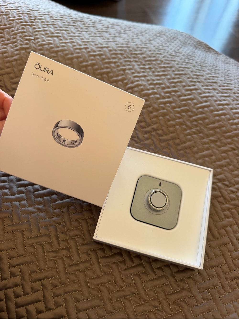 OURA ring 4 size 6 silver